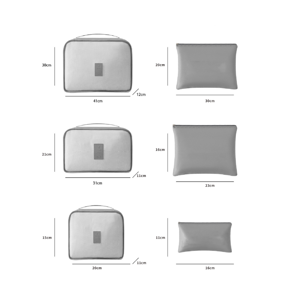6 Pack Travel Suit Storage Bag