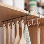 Shelf-Mounted Hooks