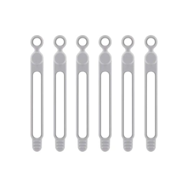 10pk Silicone Cable Tie Organiser