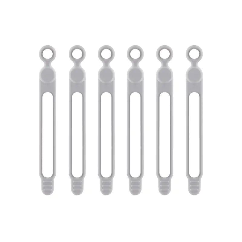 10pk Silicone Cable Tie Organiser