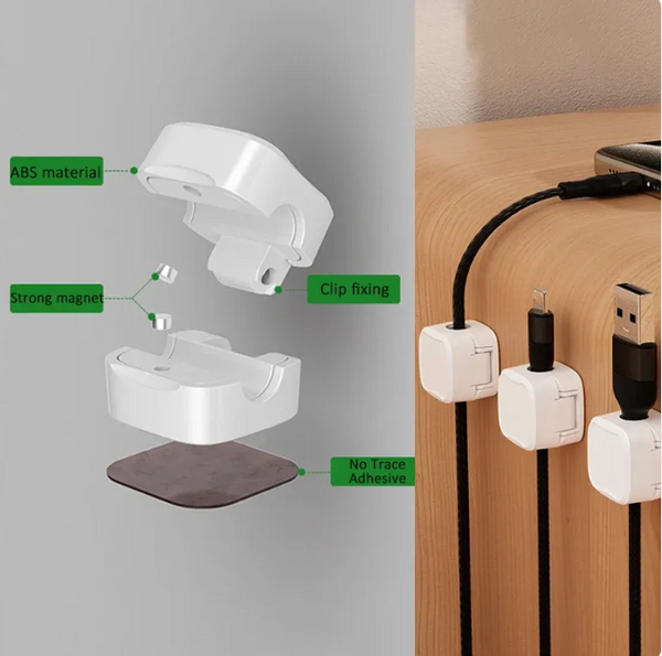 Magnetic Cable Organiser Set