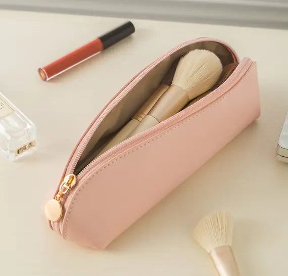 Chic Leather Travel Pouch