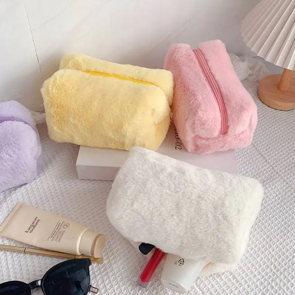 Plush Cosmetic Travel Bag