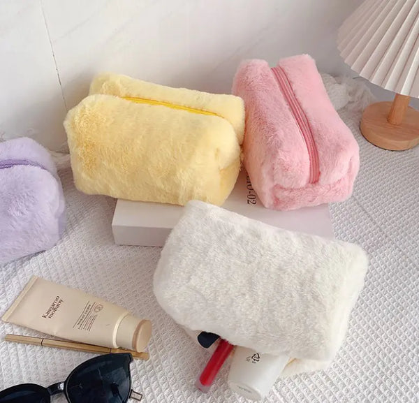 Plush Cosmetic Travel Bag
