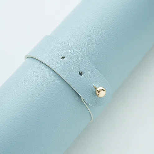 Two-Tone Vegan Leather Desk Mat