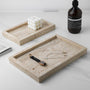 Travertine Decorative Plate & Storage Tray
