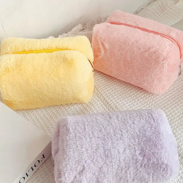 Plush Cosmetic Travel Bag