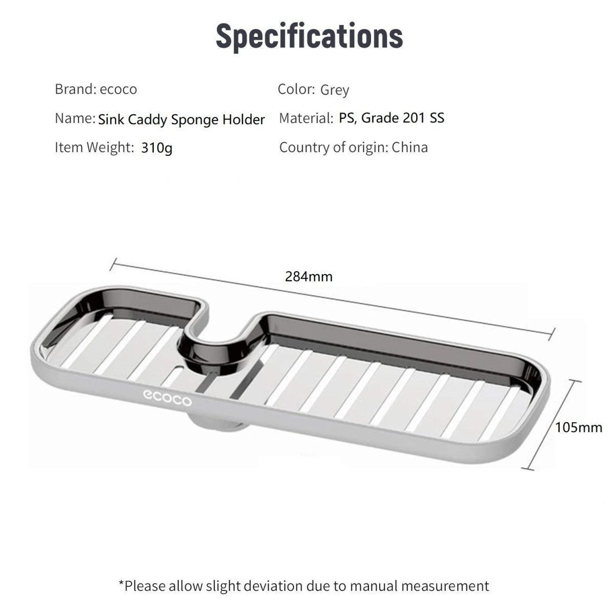Kitchen Sponge Storage Rack