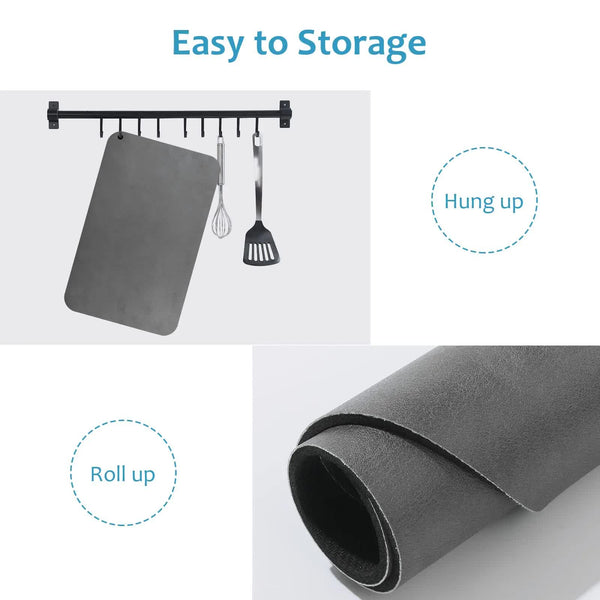 40x60cm Dark Grey Quick-Dry Kitchen Mat