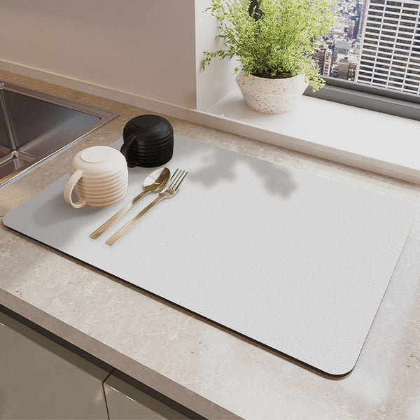 40x60cm Silver Quick-Dry Kitchen Mat
