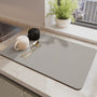 40x60cm Grey Quick-Dry Kitchen Mat