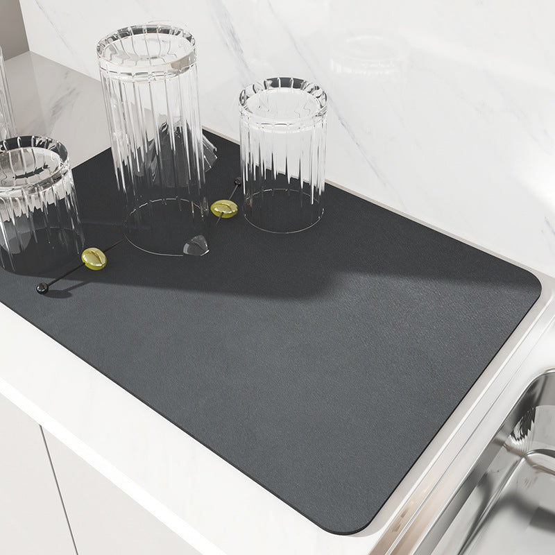 40x50cm Grey Absorbent Kitchen Drying Mat