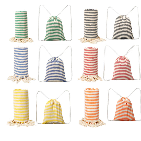 Blue Chic Lightweight Drawstring Bucket Bag