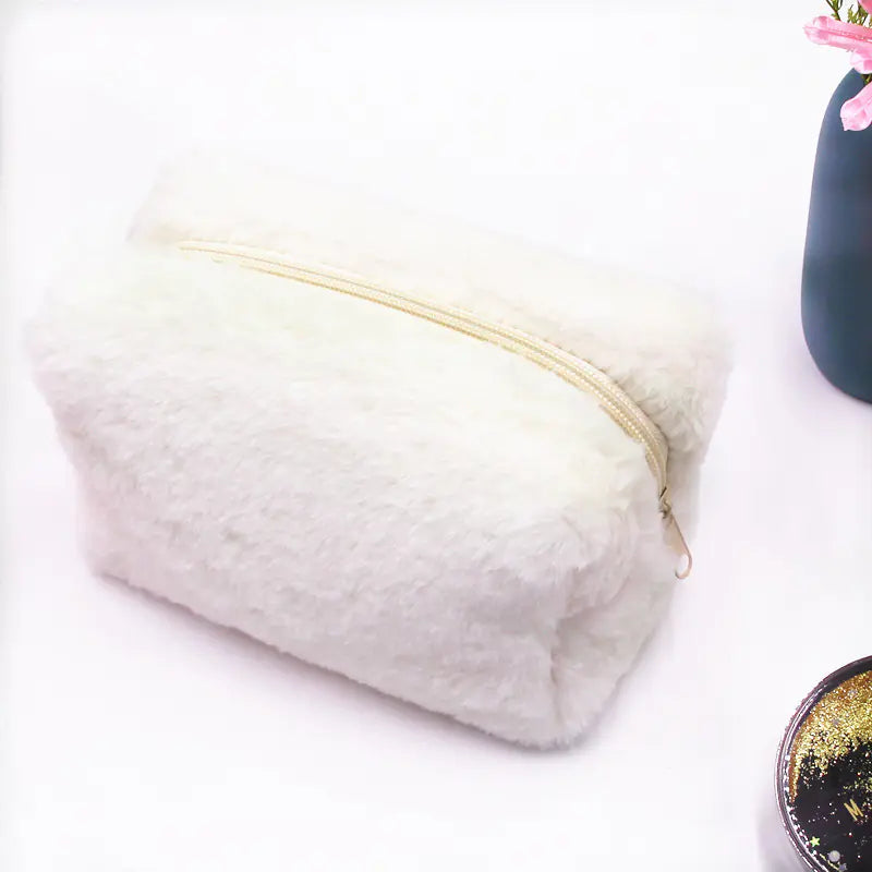 Plush Cosmetic Travel Bag