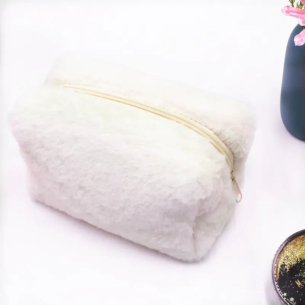Plush Cosmetic Travel Bag