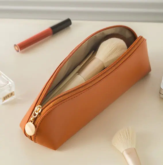 Chic Leather Travel Pouch