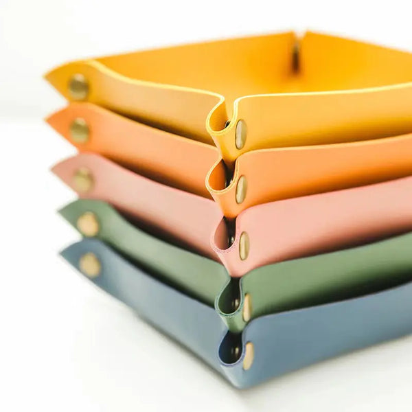 Vegan Leather Storage Box