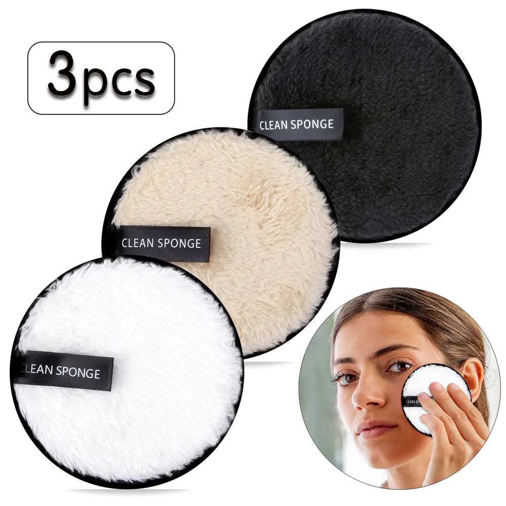 3pk Reusable Makeup Remover Pads